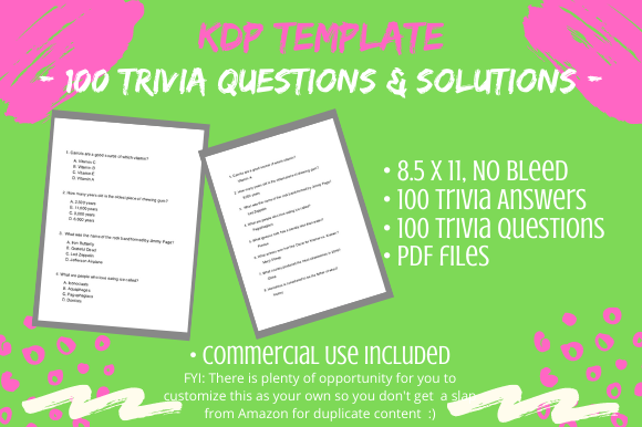 Designing with 100 Mixed Trivia Questions