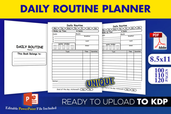 Evaluating Daily Routine Planner KDP Interior Templates for Self-Publishing