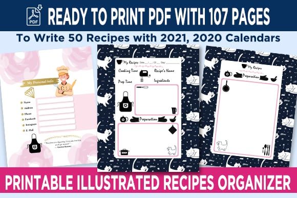 KDP 50 Recipes Organizer Notebook Vol 3: A Practical Guide to Quality Interiors