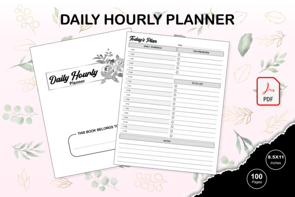 KDP Interior Daily Hourly Planner: Streamlining Productivity for Modern Creators and Publishers