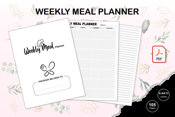 KDP Interior Weekly Meal Planner: Strategic Asset for Publishers and Personal Organization