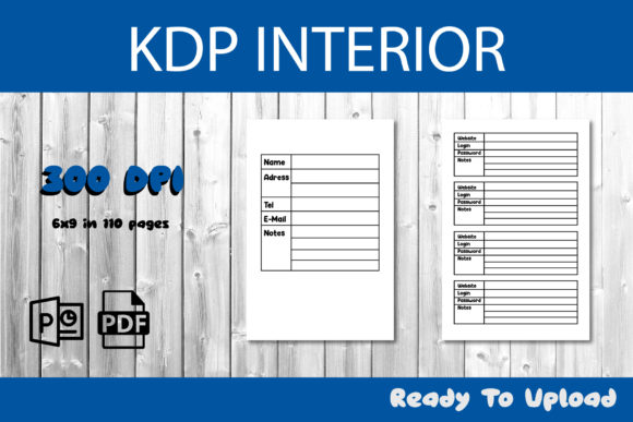 Password KDP Interior - Ready to Upload: Streamlining Low-Content Publishing