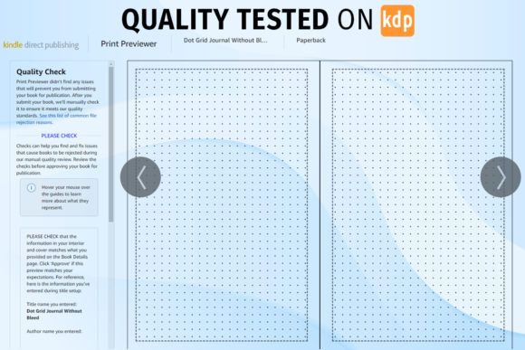 Streamlining KDP Publishing: The Strategic Value of No-Bleed Dot Grid Journal Interiors
