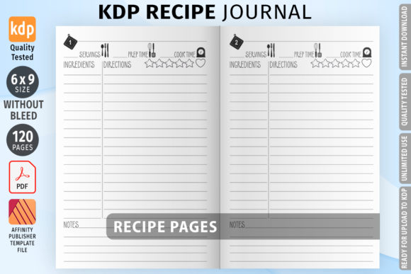 Streamlining Low-Content Publishing: The Strategic Value of KDP Recipe Journal 01 Interior
