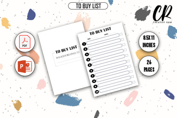To Buy Checklist KDP Interior: Ready-to-Use Template